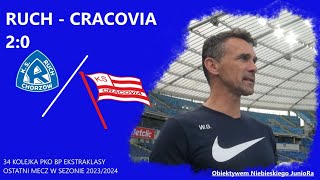 Ruch  Cracovia 20  Obiektywem Niebieskiego JunioRa  KTVRR [upl. by Tem208]