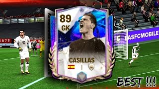 89 CASILLASS REVIEW  CASILLAS IN FC MOBILE 23  FC MOBILE GAMEPLAY ⚽ [upl. by Adiraf65]