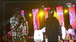 KABY ET LEBA SUR SCENE DANS CA NOCE AU AFRO CASA SHOW [upl. by Alliber]