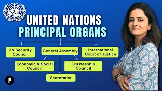 United Nations Organs and Their Functions  Structure amp Functions of UN  India at United Nations [upl. by Aleusnoc]