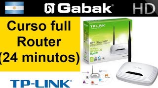 Router TPLINK explicacion de cada menu 24 minutos super curso [upl. by Dorcus]