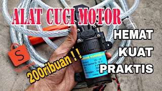 REVIEW POMPA CUCI MOTOR  MINI JET CLEANER  POMPA PORTABLE [upl. by Estevan]