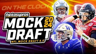 2024 NFL Full ThreeRound Mock Draft For Every Team A NEW NUMBER 1 PICK [upl. by Roarke]