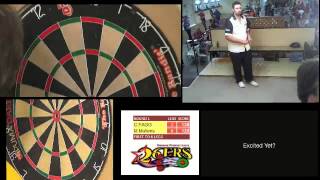 Brisbane Premier League of Darts  Matt Mullen v Cameron Fagg [upl. by Frame851]