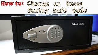 How to Change Code for Sentry Safe [upl. by Sollows]