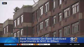 Rent increases for rentstabilized NYC apartments in effect [upl. by Nivri]