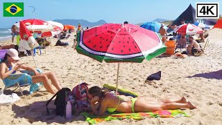 Beach Brazil  Beauty of Campeche Beach 🌞 BEACH WALK  Florianópolis Brazil  4K [upl. by Eilahs]