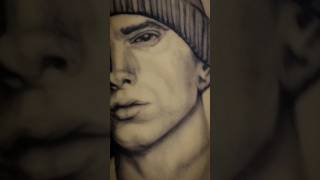 Eminem portrait tattoo 💣 [upl. by Ssilb]