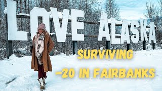 Surviving Fairbanks Alaska in winter First time in subzero temperatures [upl. by Eisaj206]