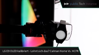 LG Oled TV kalibriert  lohnt sich das Calman Home und HCFR im Vergleich [upl. by Chavaree112]