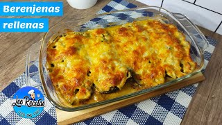 Berenjenas RELLENAS con vegetales al horno shorts [upl. by Solraced]