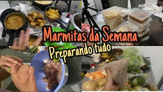 VLOG Marmitas da semana  deu muito trabalho🥵🫠 [upl. by Dulcea]