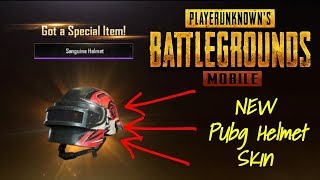 6 LEGENDARY SANGUINE HELMET IN  PUBG  GET LEGENDARY HELMET FOR FREE [upl. by Knoll]