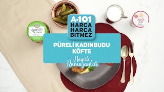 Püreli Kadınbudu Köfte  A101 [upl. by Einaffit]