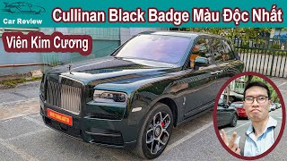 Trên Tay RollsRoyce Cullinan Black Badge 2023 Màu Độc Nhất Việt Nam Nội thất đỉnh không kém [upl. by Nagram]