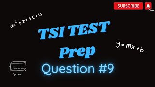 Practice for the MATH TSI TEST 9 Accuplacer Study Guide [upl. by Gilliette]