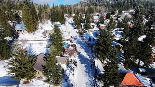 Rossland Winter Carnival  Bobsled Race [upl. by Laamaj571]