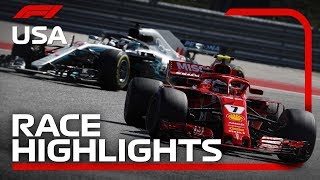 2018 United States Grand Prix Race Highlights [upl. by Phare547]