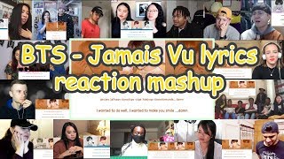 BTS Jamais Vu lyrics video｜reaction mashup [upl. by Alywt]