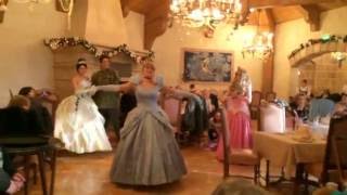 Exclusive Lunch with Disney Princesses at Auberge de Cendrillon in Disneyland Paris [upl. by Suhpoelc]