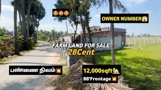 😱Direct Owners 12000sqft பண்ணை நிலம் விற்பனைக்கு🌴Farm Land for sale in Chennai Suburban🏡 [upl. by Hehre742]