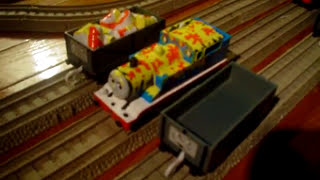 TrackMaster Thomas Makes a Mess Review [upl. by Ardnalak]