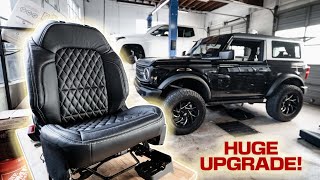 Upgrade your Ford Broncos Interior with Katzkins Leather [upl. by Olaznog]