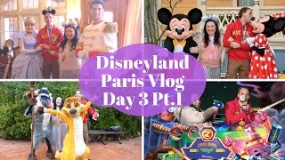 Disneyland Paris Vlog Day 3 pt 1  Auberge de Cendrillon Micky amp Minnie [upl. by Ynohtn]