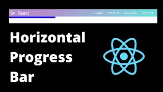 Horizontal Progress Bar  React [upl. by Lari]