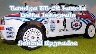 Tamiya tt02 Lancia Delta Integrale Second Upgrades [upl. by Banna]