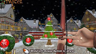 Winter Bowmaster Holiday Themed Archery Game [upl. by Nahbois]