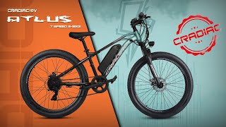 Cradiac Atlus 7 Speed ebike  Best ebikes in India  Top selling e bikes with gear [upl. by Etteniuqna]