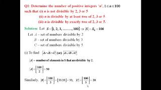 Principle of Inclusion amp Exclusion [upl. by Alberik]