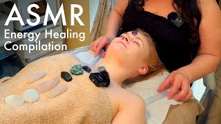 Crystal healing and massage compilation to cleanse chakras ASMR Unintentional ASMR [upl. by Brodench55]