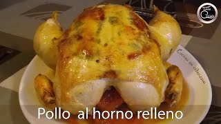 POLLO al horno RELLENO fácil y sabroso  Stuffed Baked Chicken  Receta Navidad  TonioCocina [upl. by Pentheas]