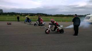 Scooter Sprinting Lambretta amp Vespa  Elvington Race Drag Strip [upl. by Araid]