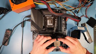 Gigabyte Z690 UD  Bent CPUSocket Pins Repair  LGA 1700 [upl. by Hallee]