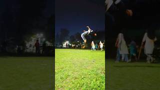 night flip stunt in surya sen park 😱🥵 viralshort youtube newflip stuntvideo 😱🤯🔥👌 [upl. by Emmalynn]