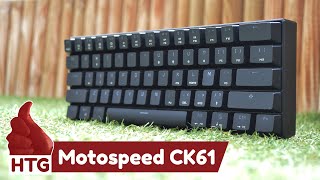 Motospeed CK61 Outemu Red switches  Best Budget 60 Mechanical Keyboard [upl. by Betthezul]