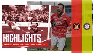 MATCH HIGHLIGHTS  Ebbsfleet United v Hungerford Town  29042023 [upl. by Keffer308]