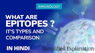 What Are Epitopes  Its Types and Comparison  In Hindi  Immunology [upl. by Aleacin]