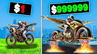 1 to 1000000 Flying Bike in GTA 5 [upl. by Einnalem]