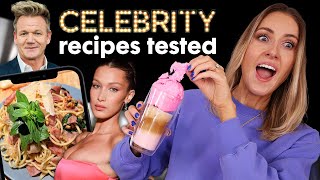 I Tried POPULAR CELEBRITY RECIPES whats ACTUALLY worth making [upl. by Fira]