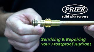 Servicing amp Repairing Your PRIER Frostproof Hydrant [upl. by Nagam465]