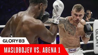 Sergej Maslobojev vs Donegi Abena 1 FIGHT HIGHLIGHTS [upl. by Corwin177]