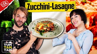 Zucchini Lasagne  Leckeres Rezept mit Zucchini [upl. by Hola]