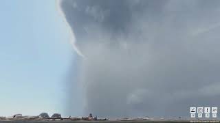 Crazy derecho with amazing shelf clouds in OUTBRK [upl. by Alrick789]