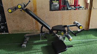 Best Gym Bench in India  Multi gym set  Gym market in Delhi [upl. by Maddis]