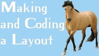 Howrse Layouts From making to coding [upl. by Anotal560]