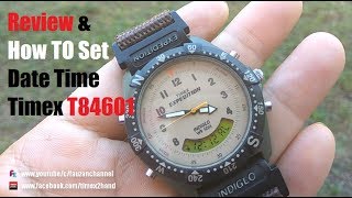 รีิวิว Timex Expedition T84601 รุ่นยอดนิยมและหายาก และการตั้งเวลานาฬิกา [upl. by Woodley324]